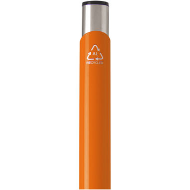 Шариковая ручка Moneta из переработанного алюминия, цвет оранжевый - 10782231- Фото №3