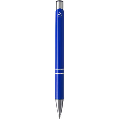 Кулькова ручка Moneta з переробленого алюмінію, колір яскраво-синій - 10782253- Фото №2