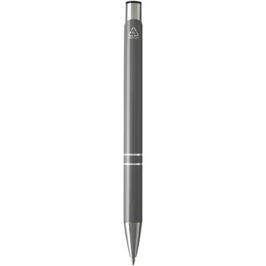 Шариковая ручка Moneta из переработанного алюминия, цвет серый - 10782282- Фото №2