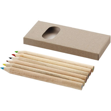 Набор карандашей для раскрашивания Artemaa с 6 предметами, цвет натуральний - 10783006- Фото №1