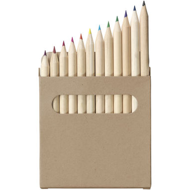 Набор карандашей для раскрашивания Artemaa с 12 предметами, цвет натуральний - 10783106- Фото №2