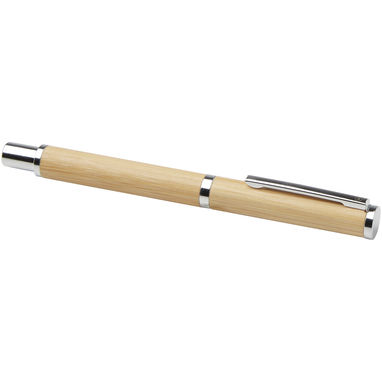 Подарочный комплект из шариковой ручки и ручки-роллера Apolys из бамбука, цвет натуральный - 10783306- Фото №6