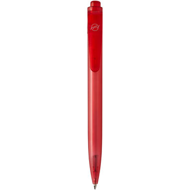 Кулькова ручка Thalaasa з океанічного пластику, колір червониий - 10783521- Фото №1