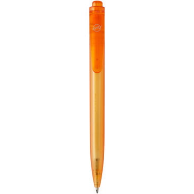 Кулькова ручка Thalaasa з океанічного пластику, колір помаранчевий - 10783531- Фото №1