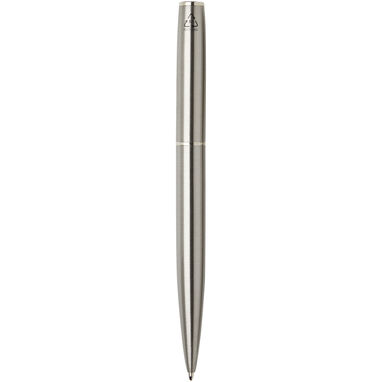 Комплект из шариковой ручки и ручки-роллера Didimis из переработанной нержавеющей стали, цвет серебряный - 10783681- Фото №4