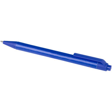 Шариковая ручка Chartik из переработанной бумаги с матовой отделкой, цвет cиний - 10783952- Фото №3