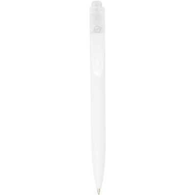 Кулькова ручка Thalaasa з океанічного пластику, колір білий прозорий, білий - 10786101- Фото №1