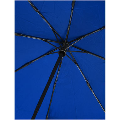 Автоматична парасолька з переробленого ПЕТ-пластику (21 дюйм), колір яскраво-синій - 10914353- Фото №4
