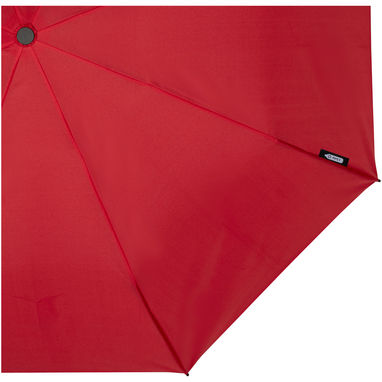 Birgit, складной ветроустойчивой зонт диаметром 21 дюйм из переработанного ПЭТ, цвет красный - 10914521- Фото №6