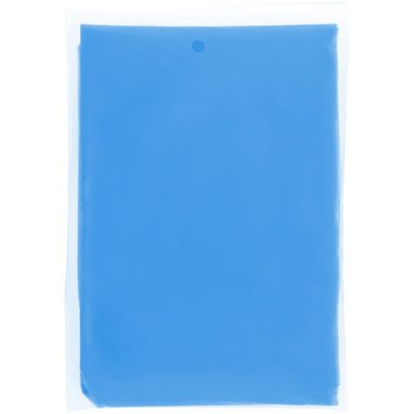 Одноразовий дощовик Mayan із чохлом для зберігання з матеріалів, перероблених за стандартом GRS, колір яскраво-синій - 10941753- Фото №3