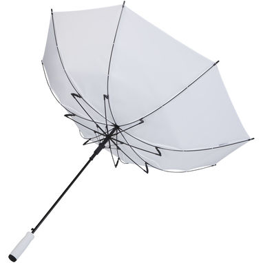 Автоматический зонт из переработанного пластика (23 дюйма), цвет белый - 10941801- Фото №3