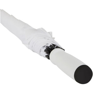Автоматический зонт из переработанного пластика (23 дюйма), цвет белый - 10941801- Фото №5