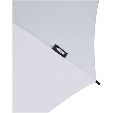 Автоматический зонт из переработанного пластика (23 дюйма), цвет белый - 10941801- Фото №6