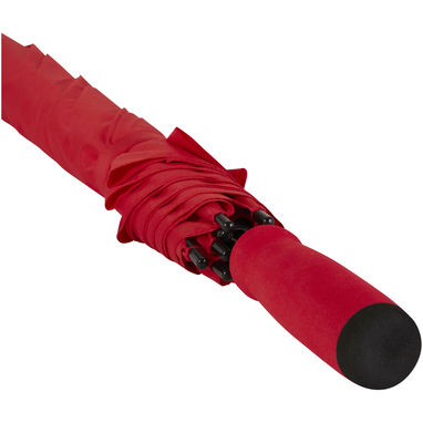 Автоматический зонт из переработанного пластика (23 дюйма), цвет красный - 10941821- Фото №5