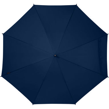 Автоматический зонт из переработанного пластика (23 дюйма), цвет темно-синий - 10941855- Фото №2