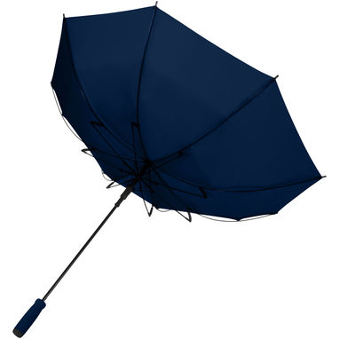 Автоматический зонт из переработанного пластика (23 дюйма), цвет темно-синий - 10941855- Фото №3