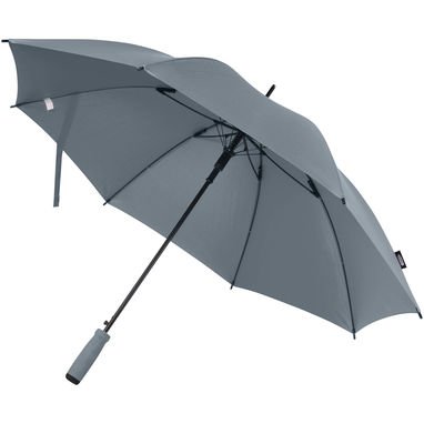 Автоматический зонт из переработанного пластика (23 дюйма), цвет серый - 10941882- Фото №1