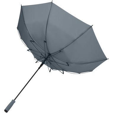 Автоматический зонт из переработанного пластика (23 дюйма), цвет серый - 10941882- Фото №3