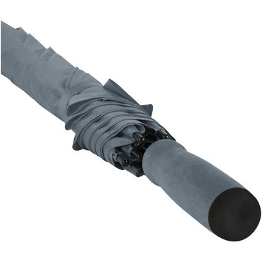Автоматический зонт из переработанного пластика (23 дюйма), цвет серый - 10941882- Фото №5