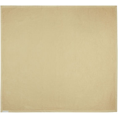 Вафельна ковдра Abele 150 x 140 см з бавовни, колір бежевий - 11333702- Фото №2