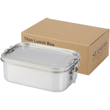 Харчовий контейнер Titan із переробленої нержавіючої сталі, колір серебристий - 11333981- Фото №1