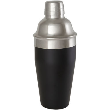 Шейкер для коктейлей Gaudie из переработанной нержавеющей стали, цвет сплошной черный - 11334990- Фото №3