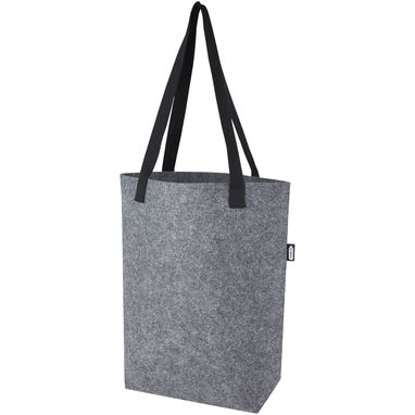 Еко-сумка Felta об'ємом 12 л з фетру, переробленого за стандартом GRS, з широким дном, колір сірий - 12066282- Фото №1