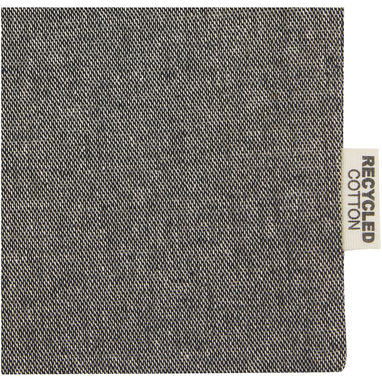 Маленька сумка Pheebs об'ємом 0,5 л з бавовни щільністю 150 г/м², переробленої за стандартом GRS, колір суцільний чорний, сірий - 12067090- Фото №4