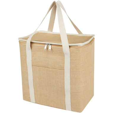 Еко-сумка Juta 19 л із джуту щільністю 300 г/м², колір натуральний, білий - 12067606- Фото №1