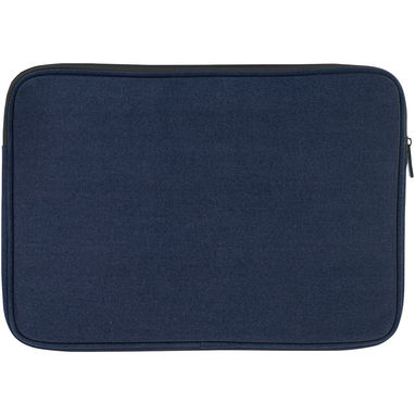 Чохол для 14-дюймового ноутбука Joey  із брезенту, переробленого за стандартом GRS, колір темно-синій - 12068055- Фото №3