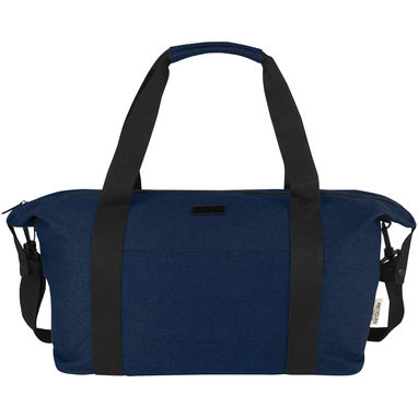 Спортивная сумка Joey из брезента, переработанного по стандарту GRS, объемом 25 л, цвет темно-синий - 12068155- Фото №2