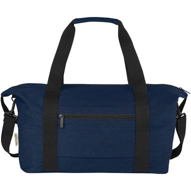 Спортивная сумка Joey из брезента, переработанного по стандарту GRS, объемом 25 л, цвет темно-синий - 12068155- Фото №3