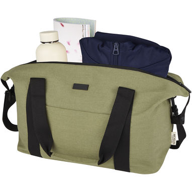 Спортивная сумка Joey из брезента, переработанного по стандарту GRS, объемом 25 л, цвет оливковый - 12068160- Фото №4