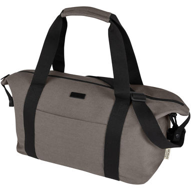 Спортивная сумка Joey из брезента, переработанного по стандарту GRS, объемом 25 л, цвет серый - 12068182- Фото №1