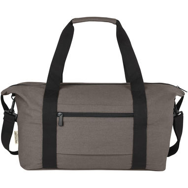 Спортивная сумка Joey из брезента, переработанного по стандарту GRS, объемом 25 л, цвет серый - 12068182- Фото №3