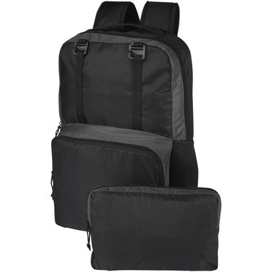Легкий рюкзак для 15-дюймового ноутбука Trailhead объемом 14 л, из переработанных материалов по стандарту GRS, цвет сплошной черный, серый - 12068290- Фото №5