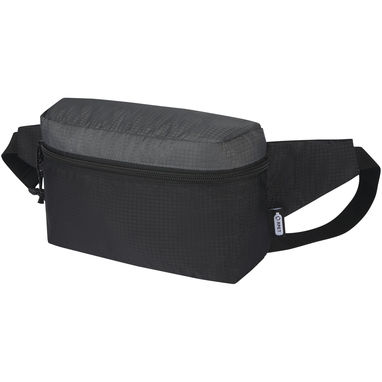 Легкая поясная сумка Trailhead объемом 2,5 л из переработанных материалов, цвет сплошной черный, серый - 12068490- Фото №1