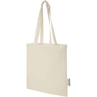 Эко-сумка Madras объемом 7 л из переработанного хлопка плотностью 140 г/м2, цвет натуральный - 12069506- Фото №1