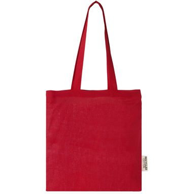 Еко-сумка Madras об'ємом 7 л з переробленої бавовни щільністю 140 г/м4, колір червоний - 12069521- Фото №2