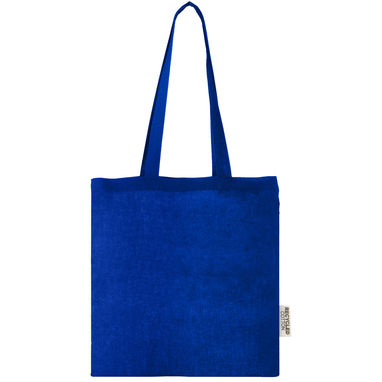 Эко-сумка Madras объемом 7 л из переработанного хлопка плотностью 140 г/м2, цвет ярко-синий - 12069553- Фото №2