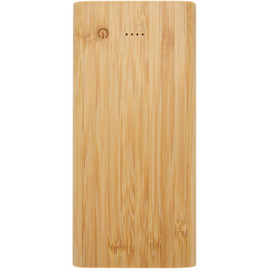 Портативное зарядное устройство Tulda из бамбука, 10,000 мАч, цвет натуральный - 12432306- Фото №3