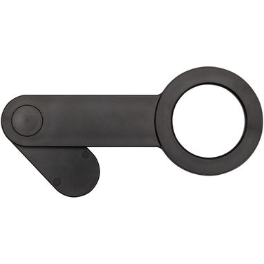 Настольный держатель для телефона Hook из пластика, цвет сплошной черный - 12432790- Фото №2