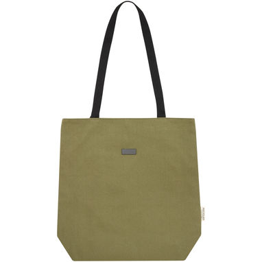 Универсальная эко-сумка Joey из холста, переработанного по стандарту GRS, объемом 14 л, цвет оливковый - 13004260- Фото №2