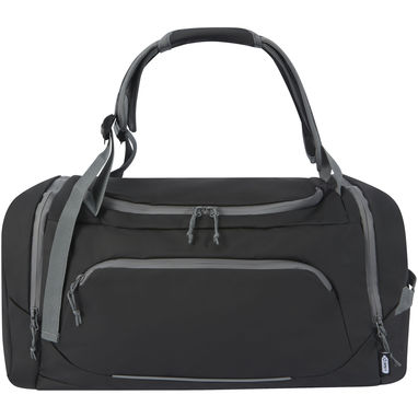 Водонепроникна спортивна сумка-рюкзак Aqua, виготовлена з перероблених матеріалів згідно стандарту GRS, об'ємом 35, колір чорний - 13004690- Фото №2