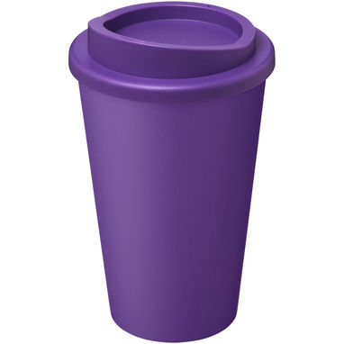 Термокружка из переработанного пластика Americano Eco емкостью 350 мл, цвет пурпурный - 21042237- Фото №1