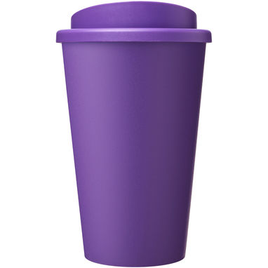 Термочашка із переробленого пластику Americano Eco ємністю 350 мл, колір пурпурний - 21042237- Фото №2