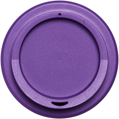 Термочашка із переробленого пластику Americano Eco ємністю 350 мл, колір пурпурний - 21042237- Фото №3