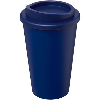 Термочашка із переробленого пластику Americano Eco ємністю 350 мл, колір синій - 21042252- Фото №1