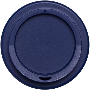 Термочашка із переробленого пластику Americano Eco ємністю 350 мл, колір синій - 21042252- Фото №3