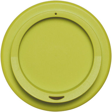 Термокружка из переработанного пластика Americano Eco емкостью 350 мл, цвет лайм - 21042263- Фото №3